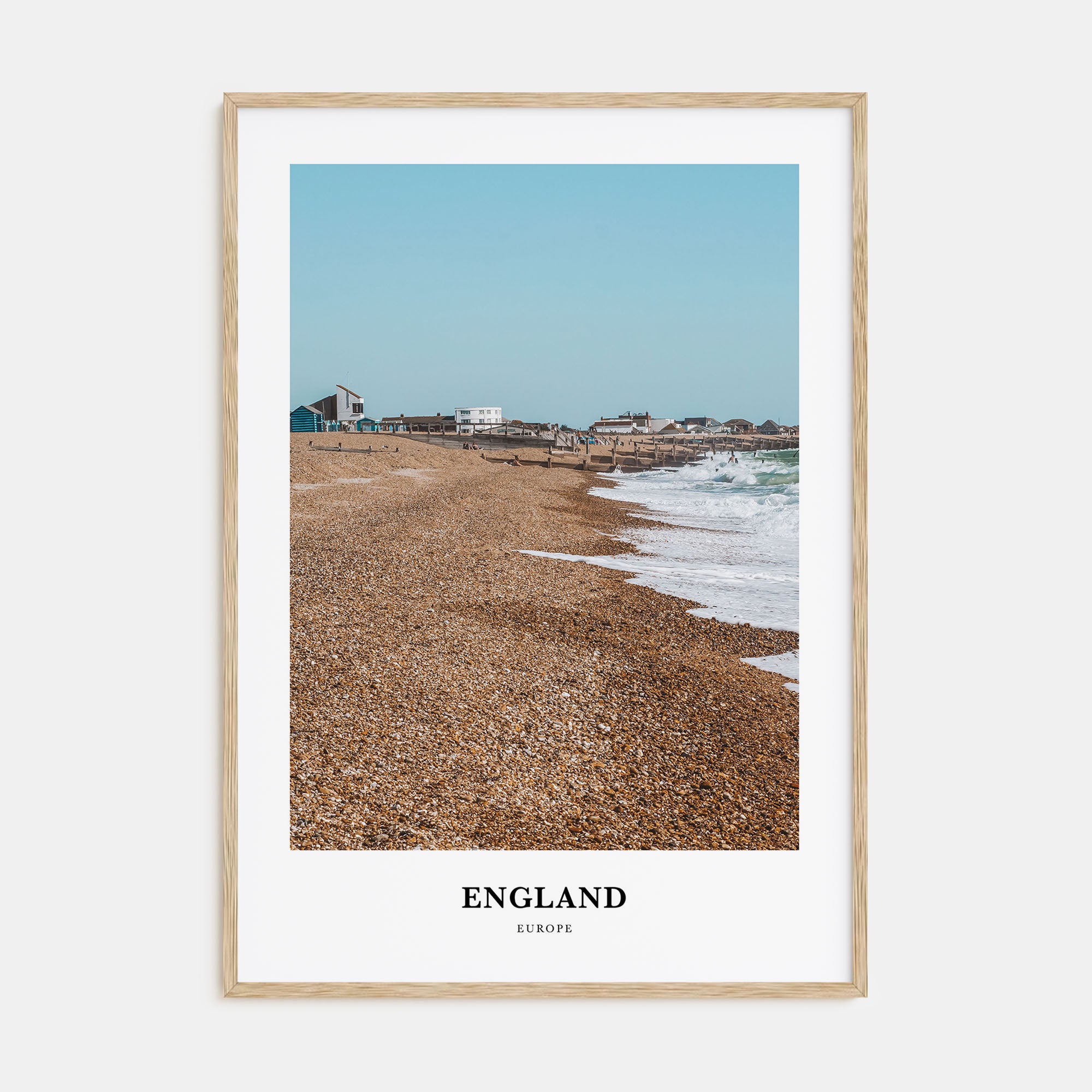 England Portrait Color Poster