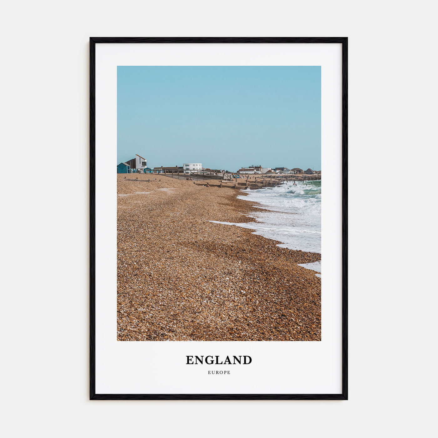 England Portrait Color Poster