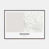 Ericeira Map Landscape Poster