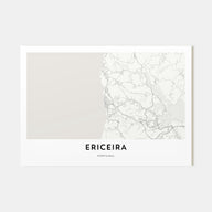 Ericeira Map Landscape Poster