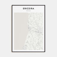 Ericeira Map Portrait Poster