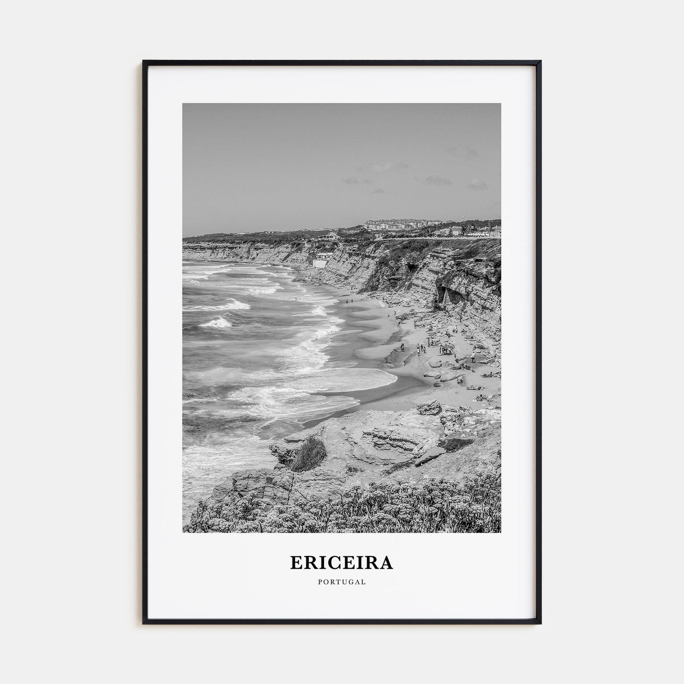 Ericeira Portrait B&W Poster