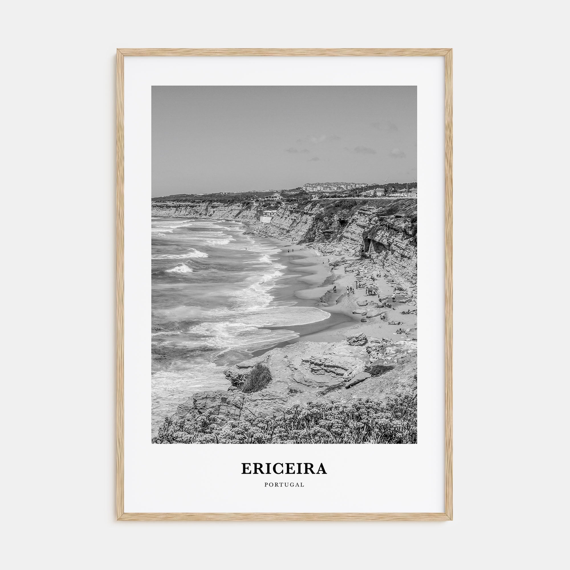 Ericeira Portrait B&W Poster