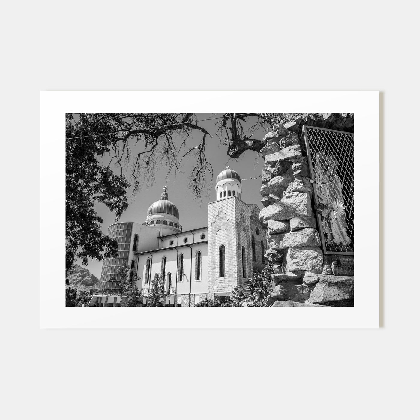 Eritrea Landscape B&W Poster
