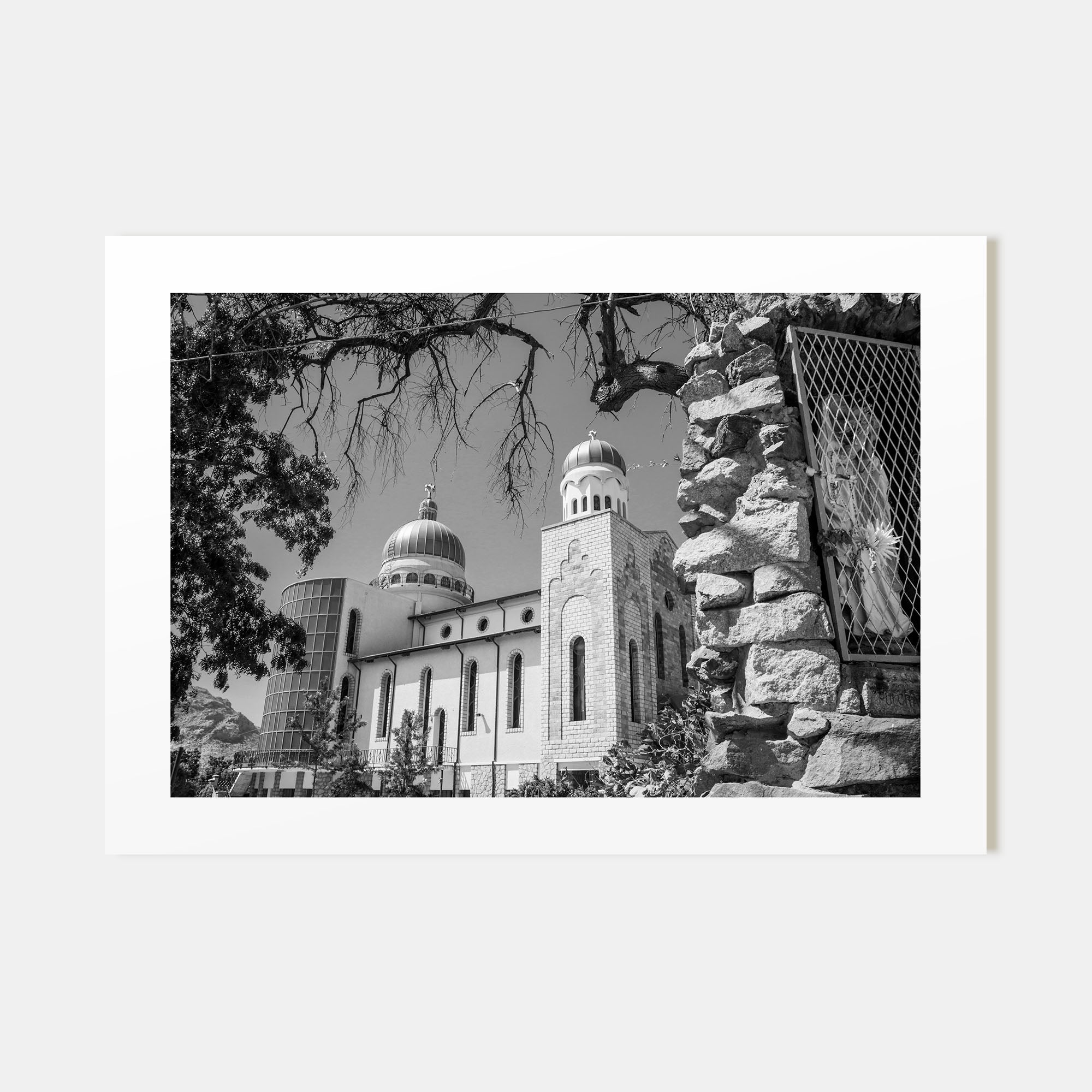 Eritrea Landscape B&W Poster