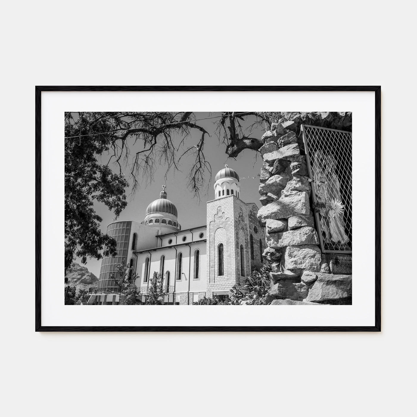 Eritrea Landscape B&W Poster