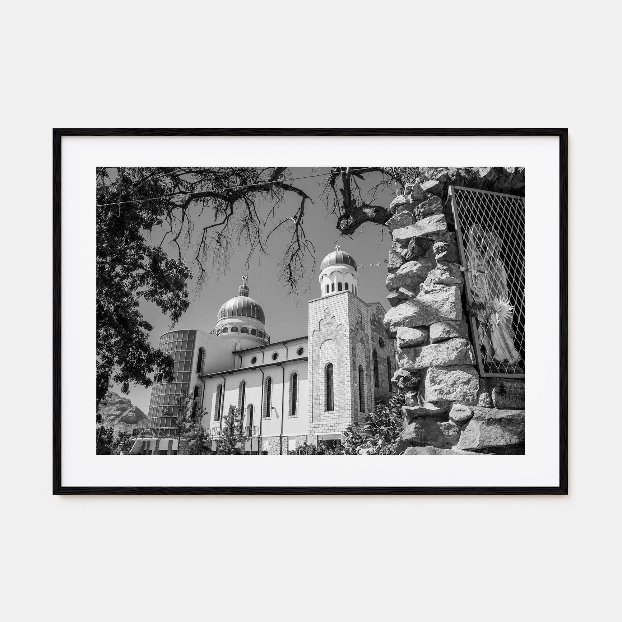 Eritrea Landscape B&W Poster