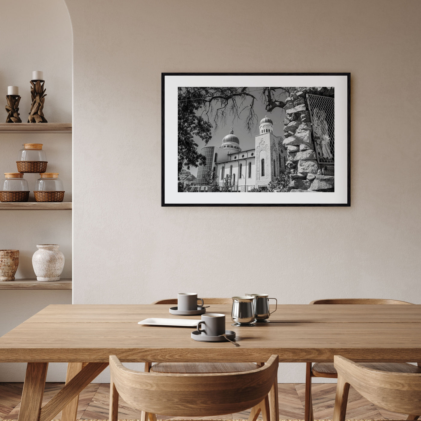 Eritrea Landscape B&W Poster