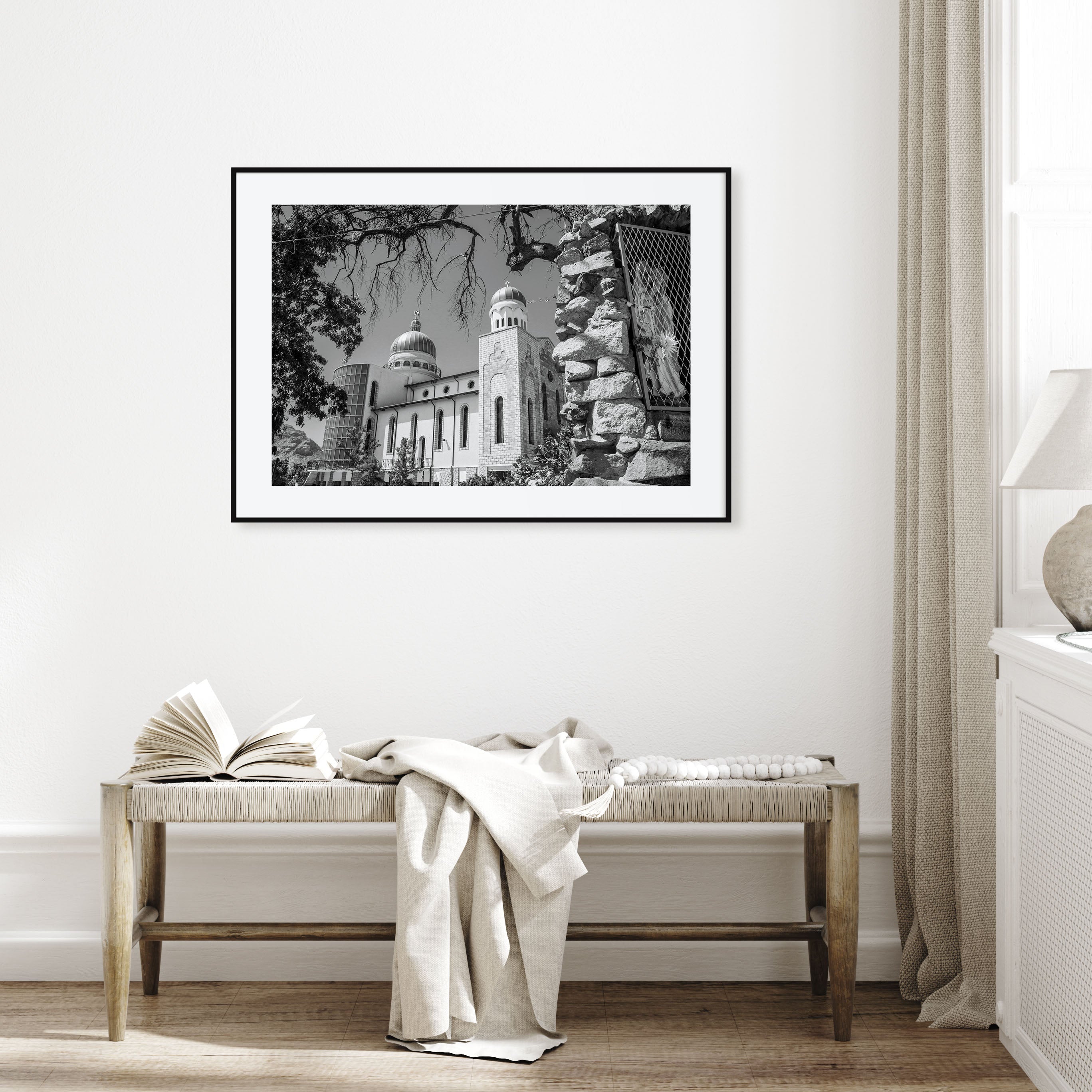 Eritrea Landscape B&W Poster