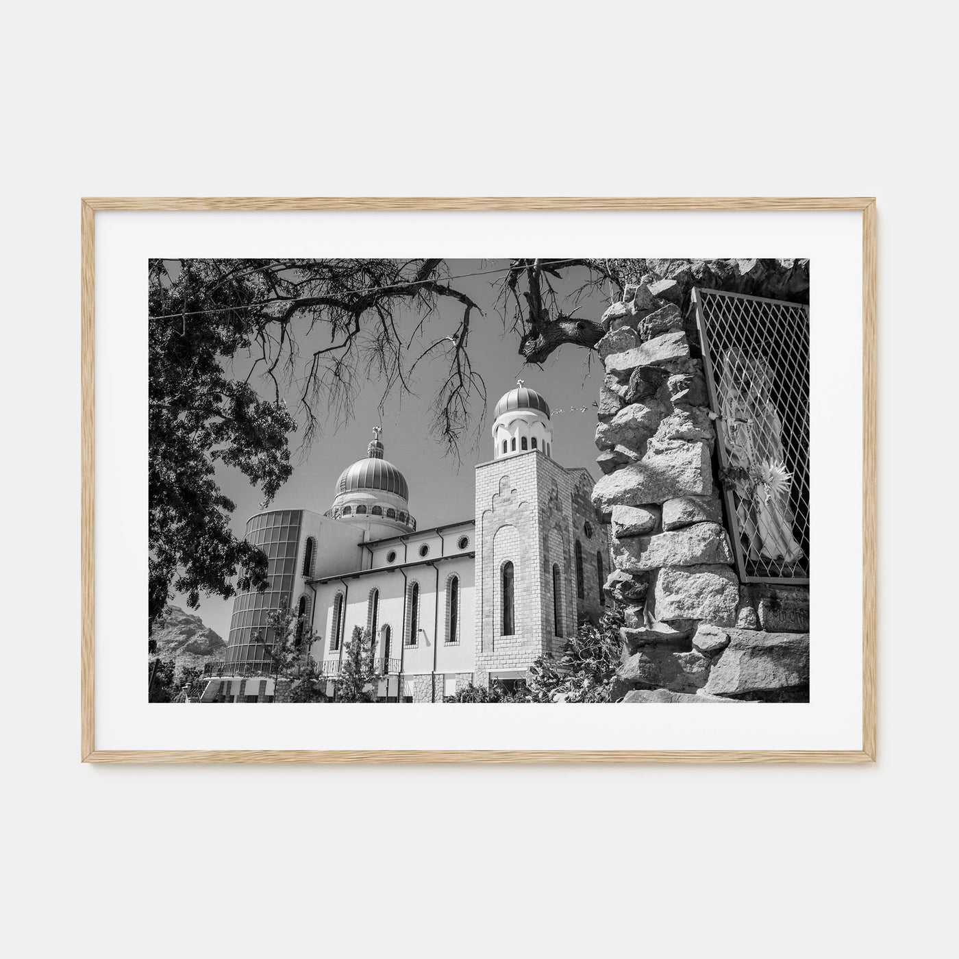 Eritrea Landscape B&W Poster