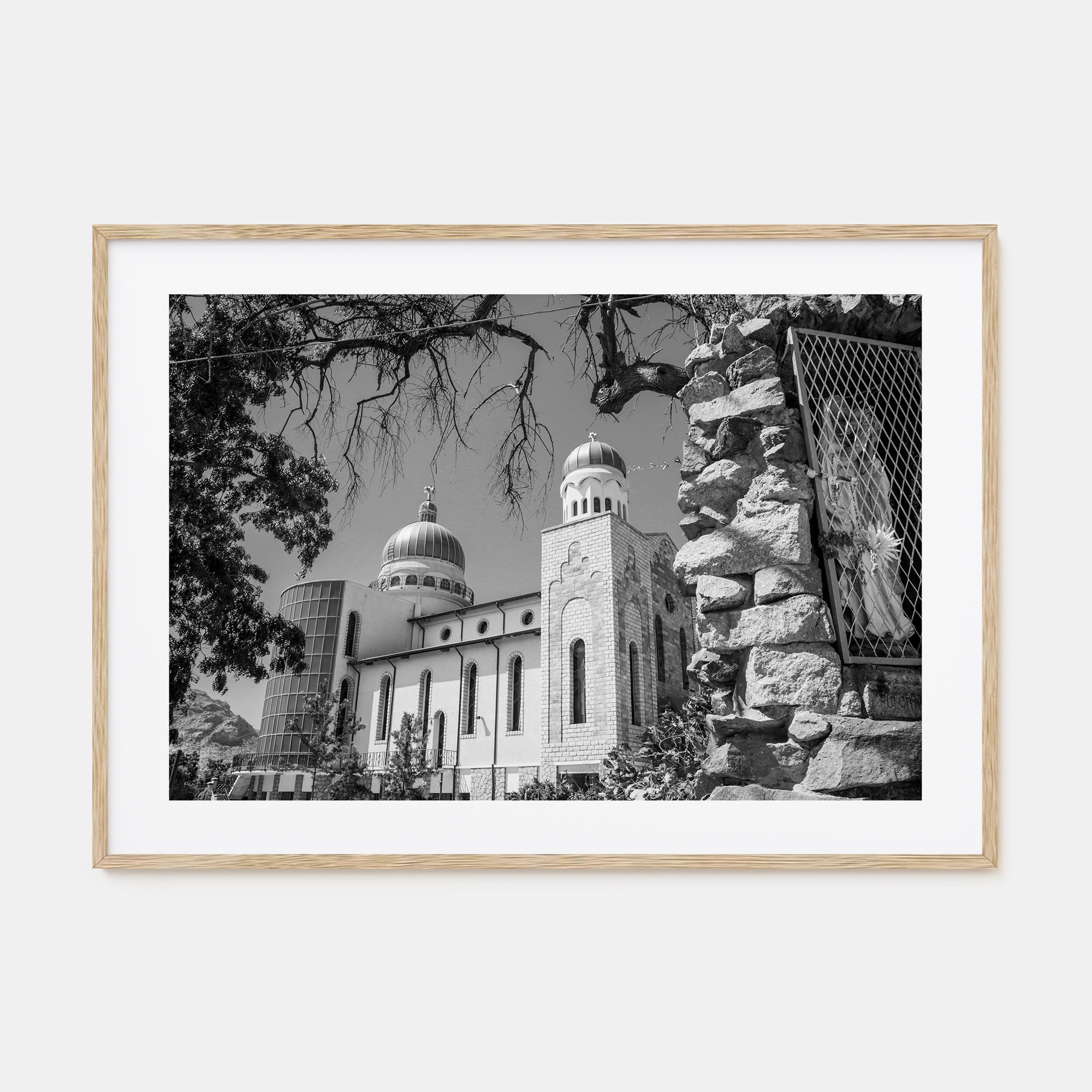 Eritrea Landscape B&W Poster