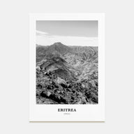 Eritrea Portrait B&W Poster