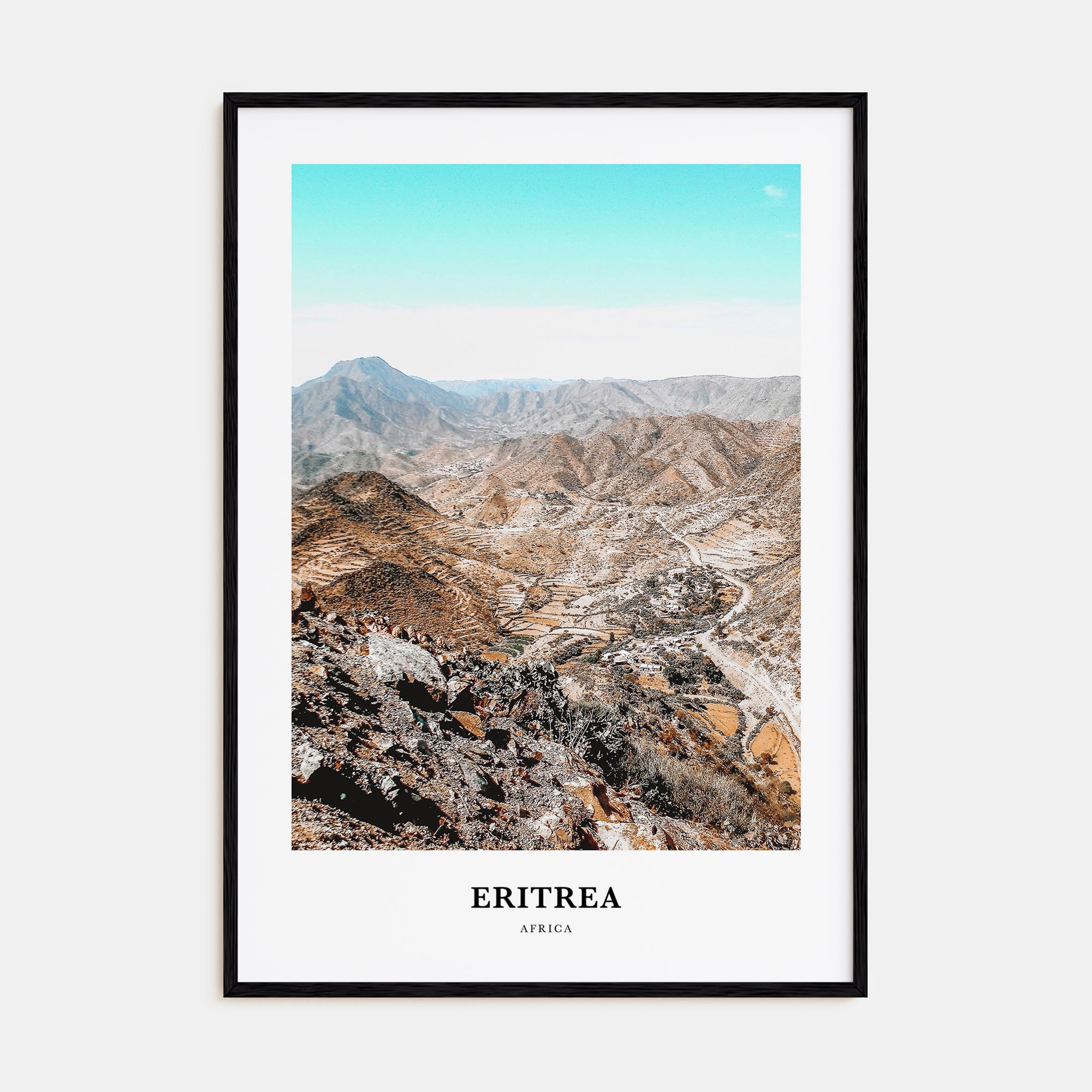 Eritrea Portrait Color Poster