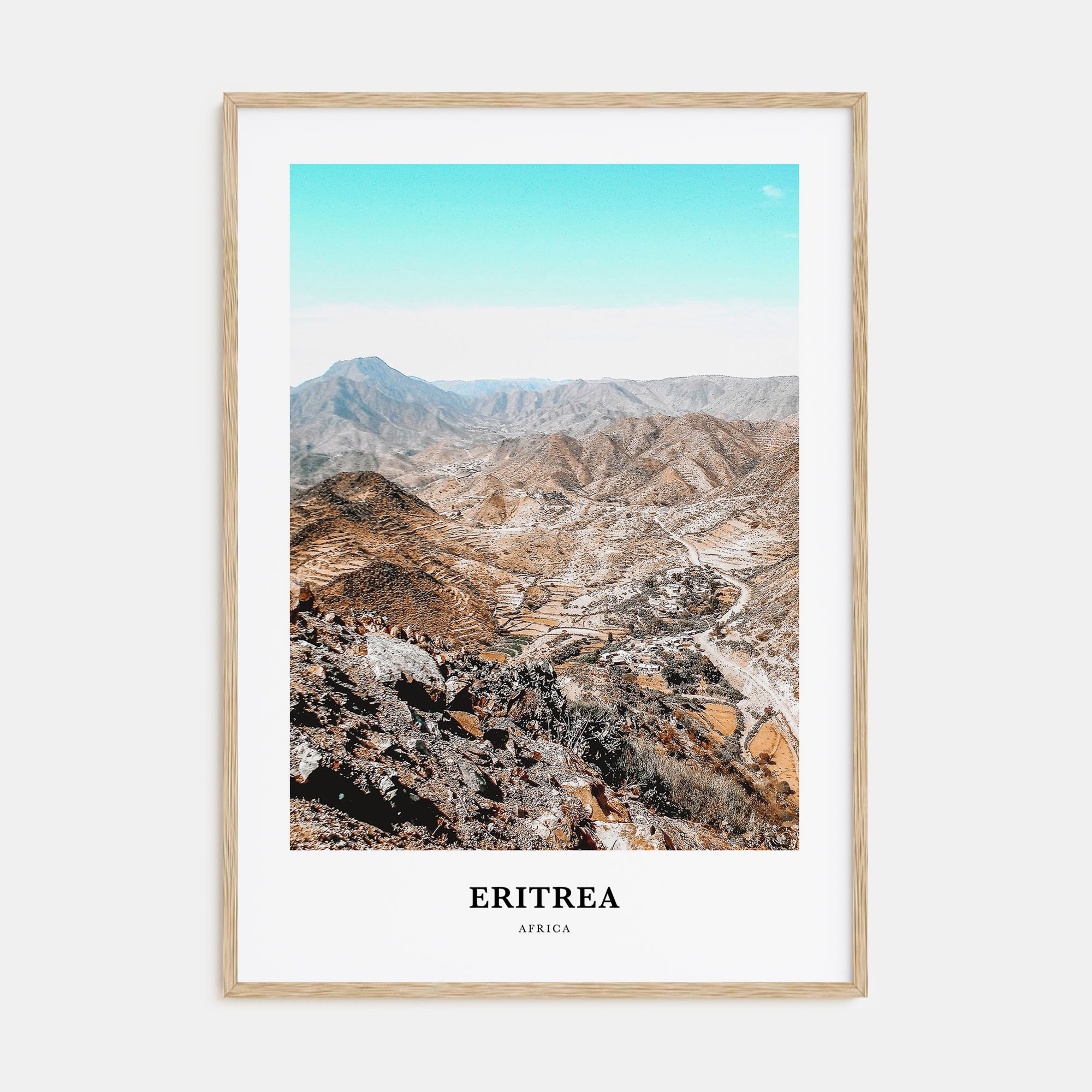 Eritrea Portrait Color Poster