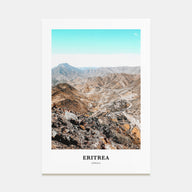 Eritrea Portrait Color Poster