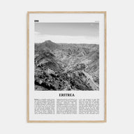 Eritrea Travel B&W Poster