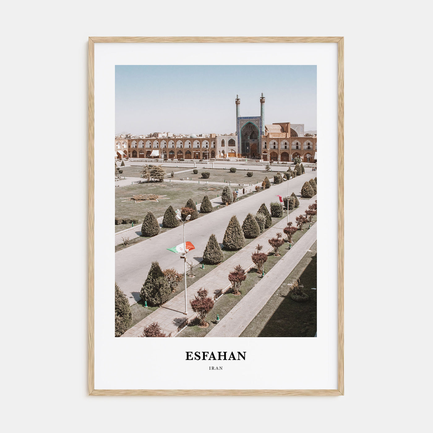Esfahan Portrait Color Poster