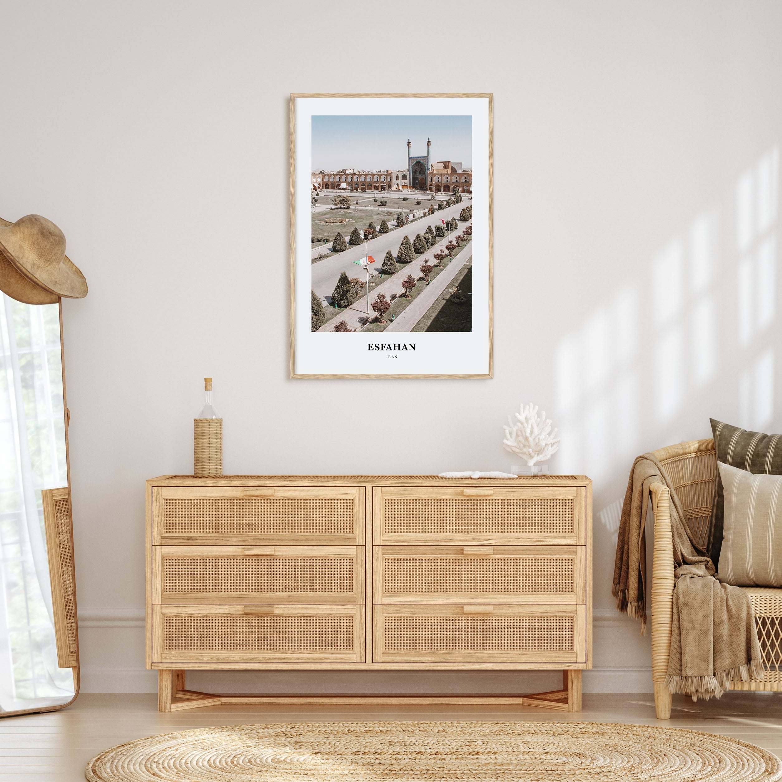 Esfahan Portrait Color Poster