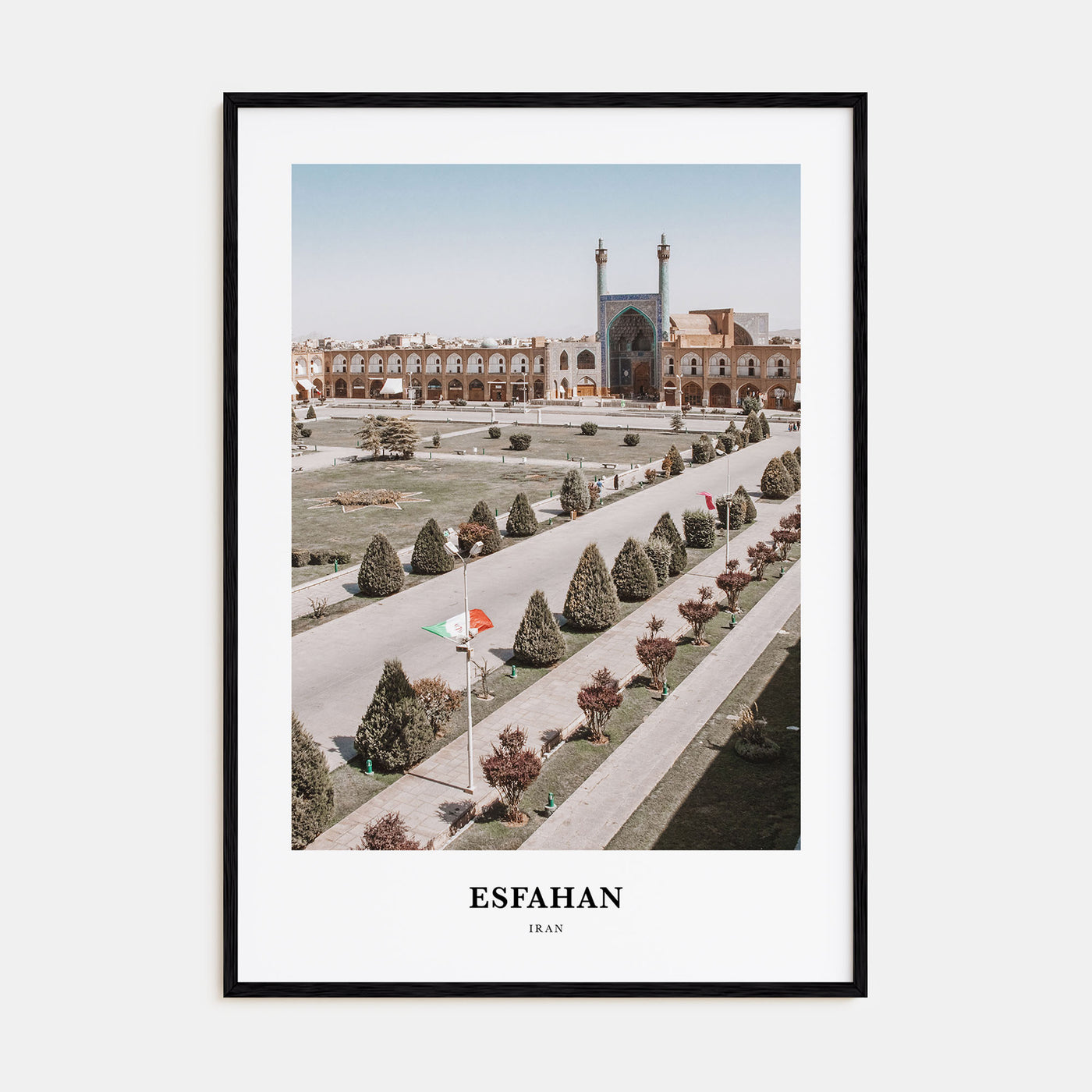 Esfahan Portrait Color Poster
