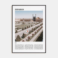 Esfahan Travel Color Poster