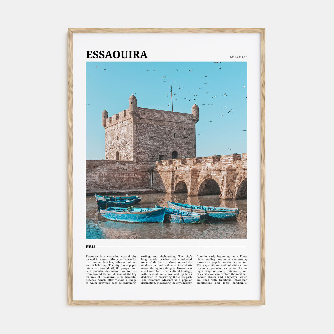 Essaouira Travel Color No 1 Poster
