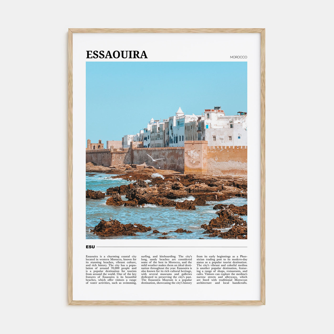 Essaouira Travel Color No 2 Poster