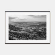 Ethiopia Landscape B&W Poster