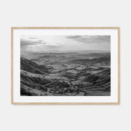 Ethiopia Landscape B&W Poster