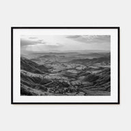 Ethiopia Landscape B&W Poster