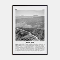 Ethiopia Travel B&W No 1 Poster