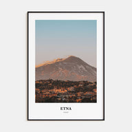 Etna Portrait Color Poster