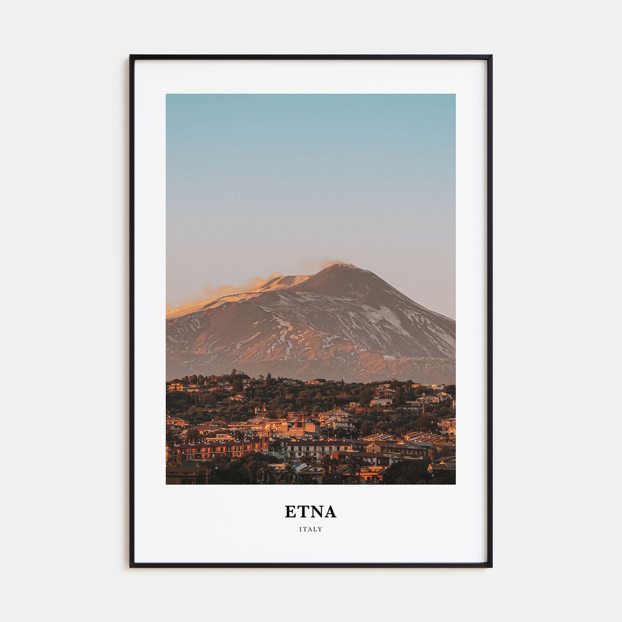 Etna Portrait Color Poster