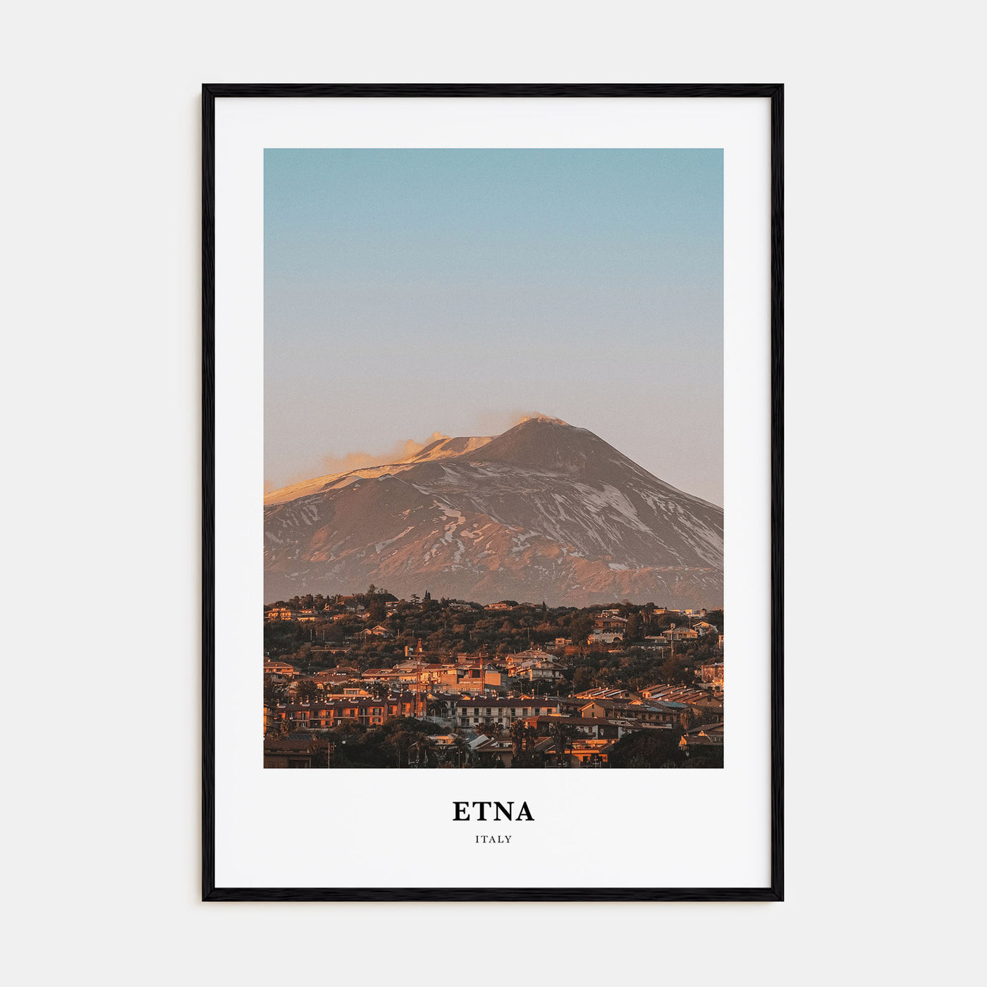 Etna Portrait Color Poster