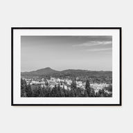 Eugene Landscape B&W Poster