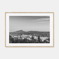 Eugene Landscape B&W Poster