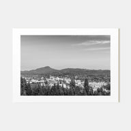 Eugene Landscape B&W Poster