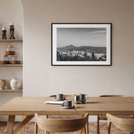 Eugene Landscape B&W Poster