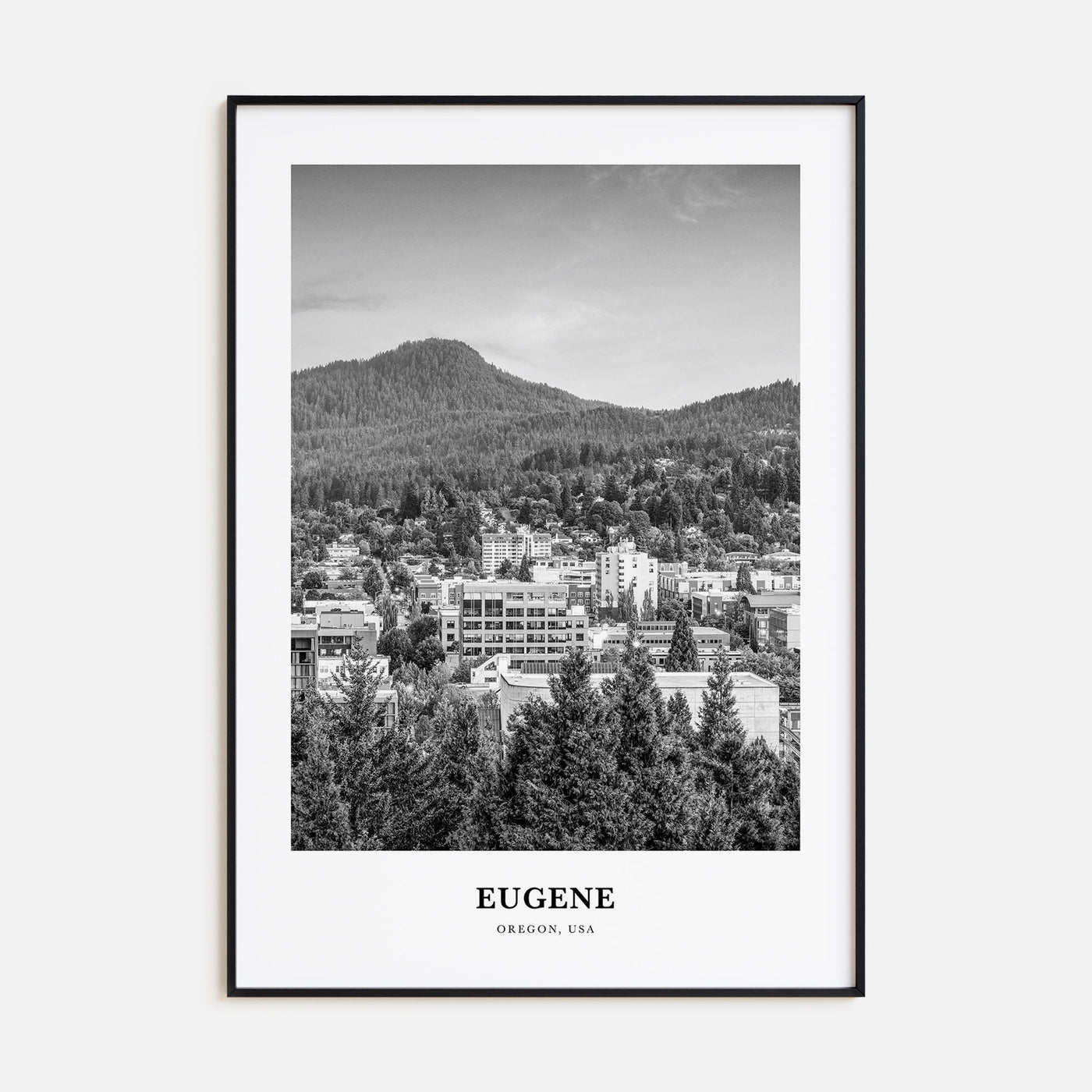 Eugene Portrait B&W Poster