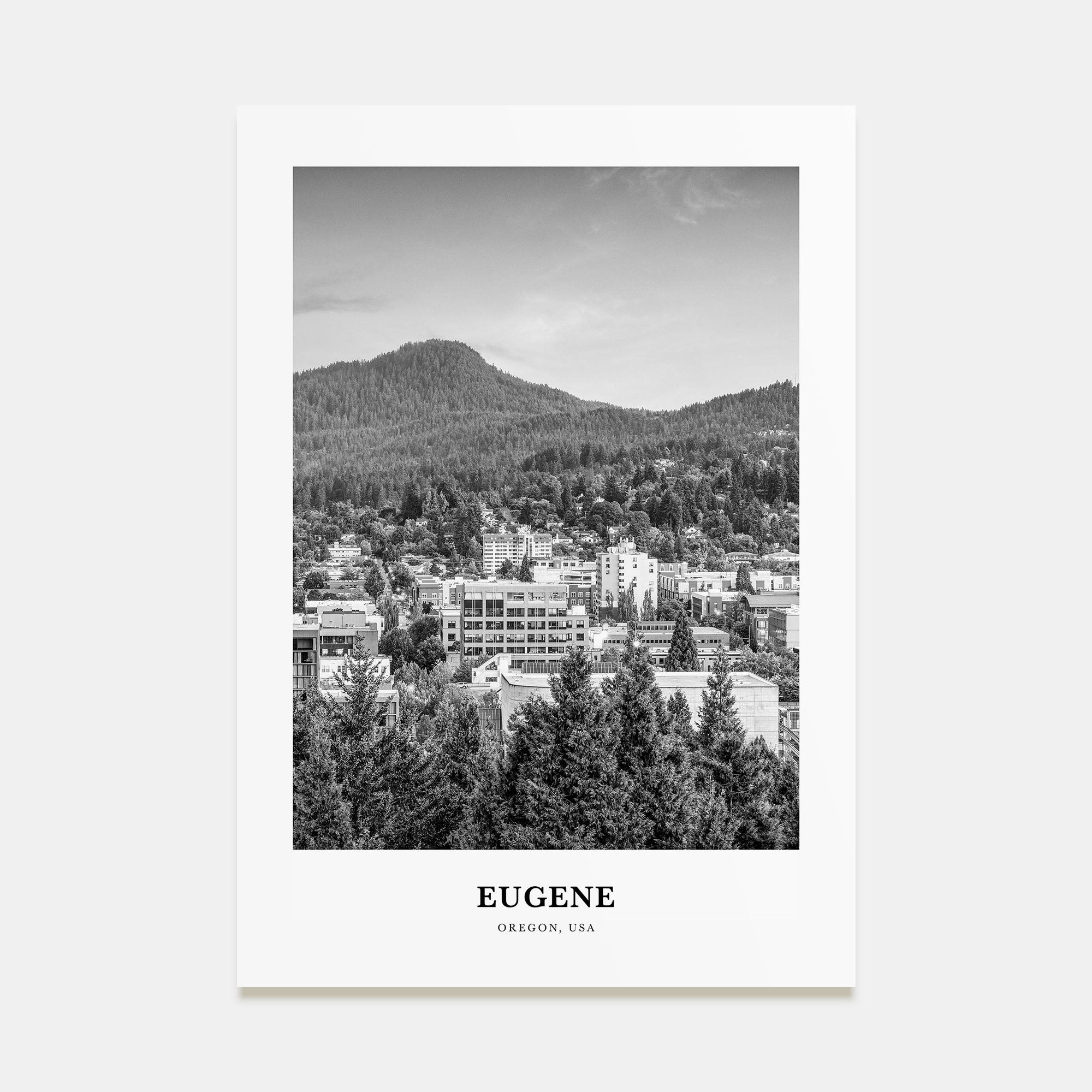 Eugene Portrait B&W Poster