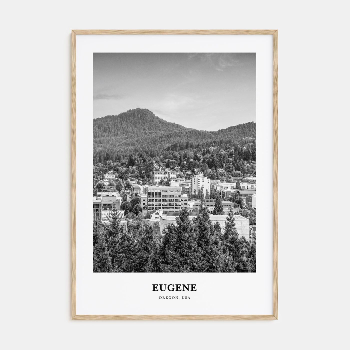 Eugene Portrait B&W Poster