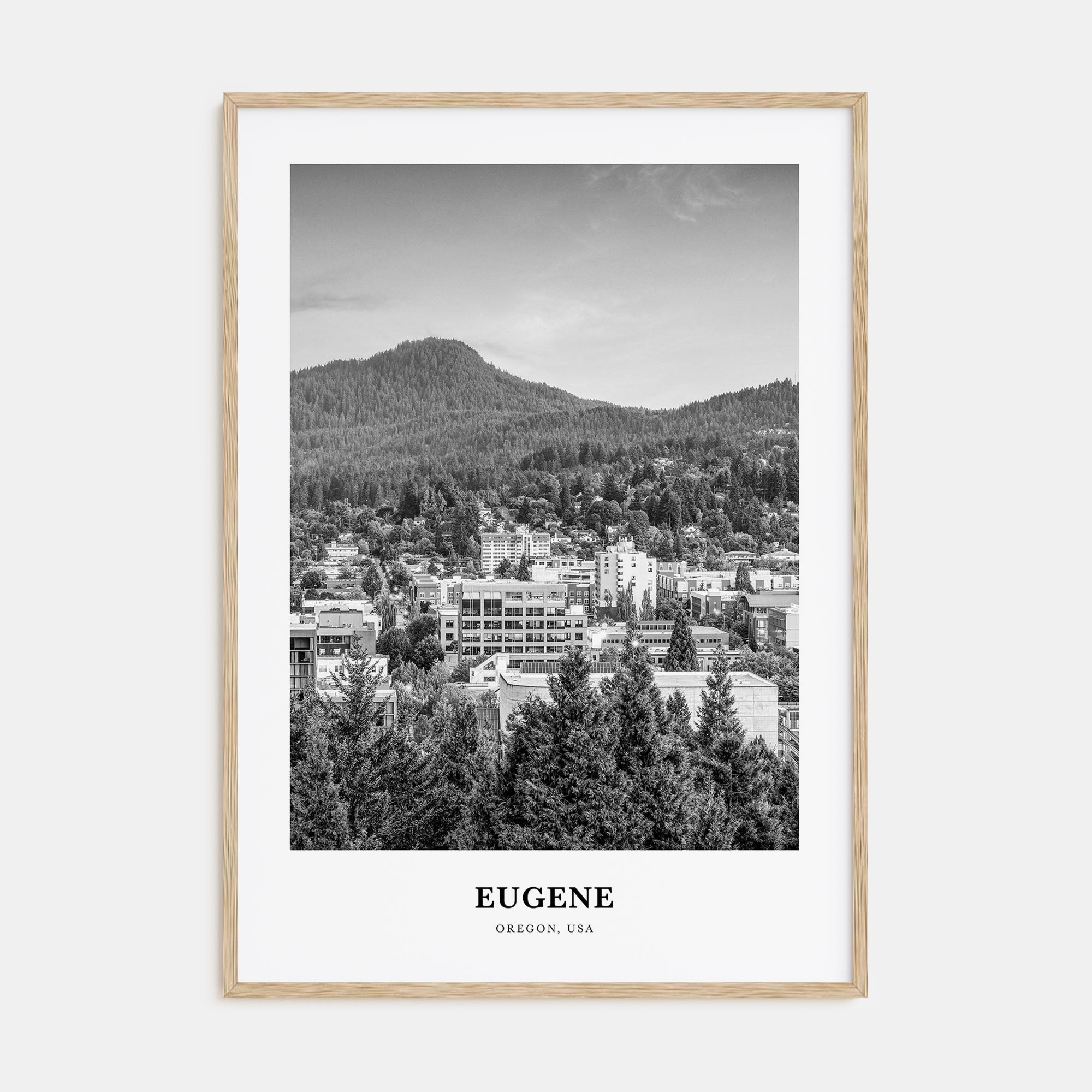 Eugene Portrait B&W Poster