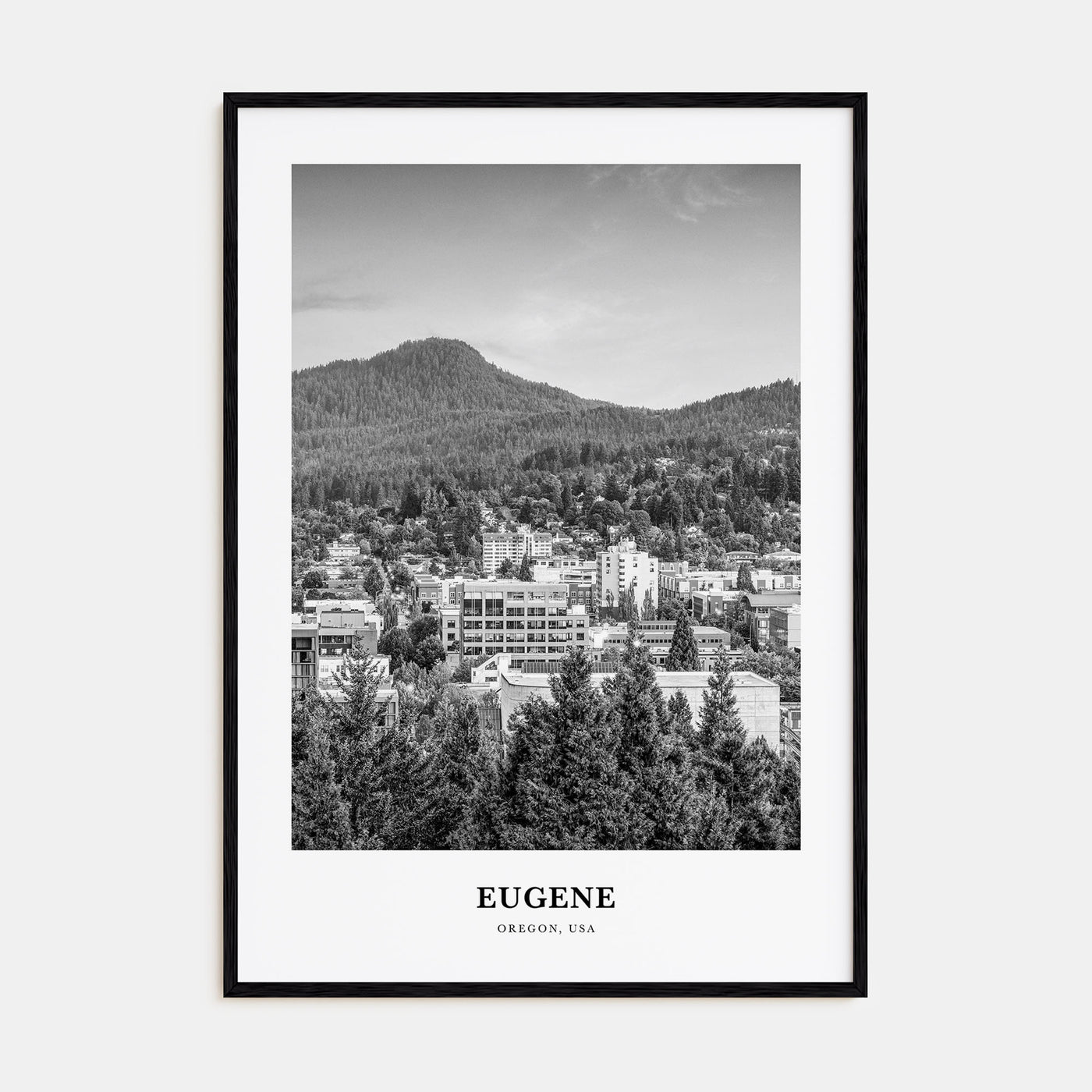 Eugene Portrait B&W Poster