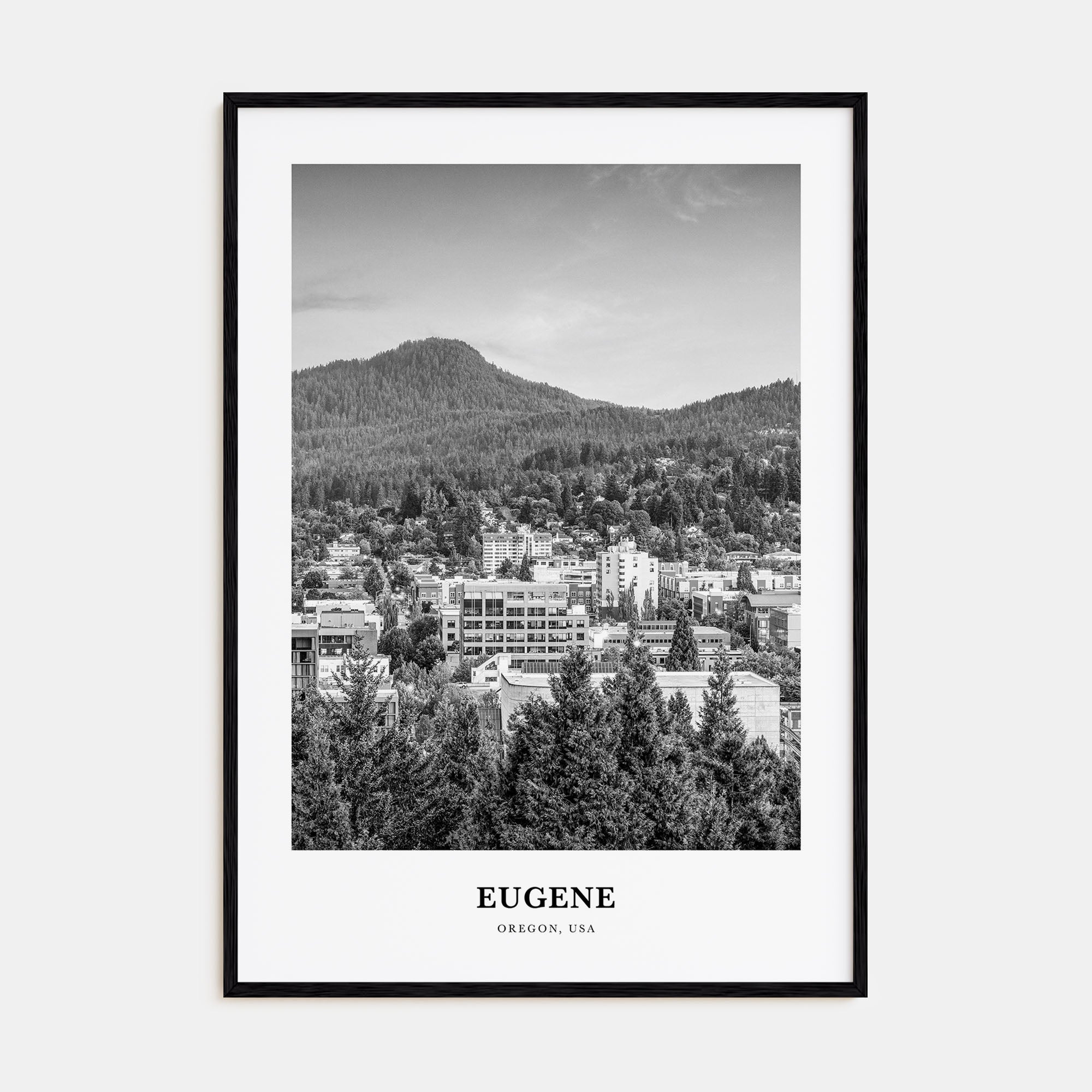 Eugene Portrait B&W Poster