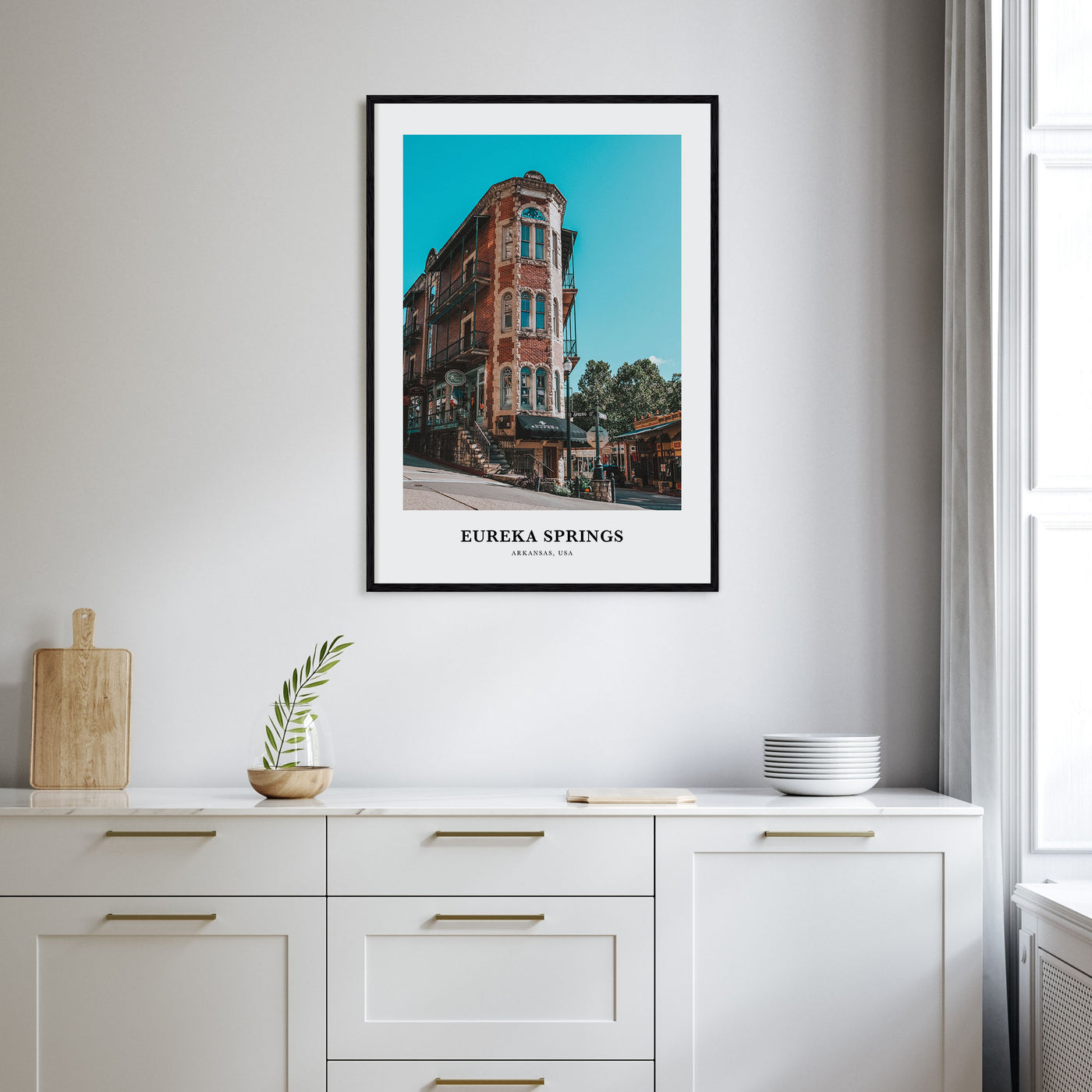 Eureka Springs Portrait Color Poster