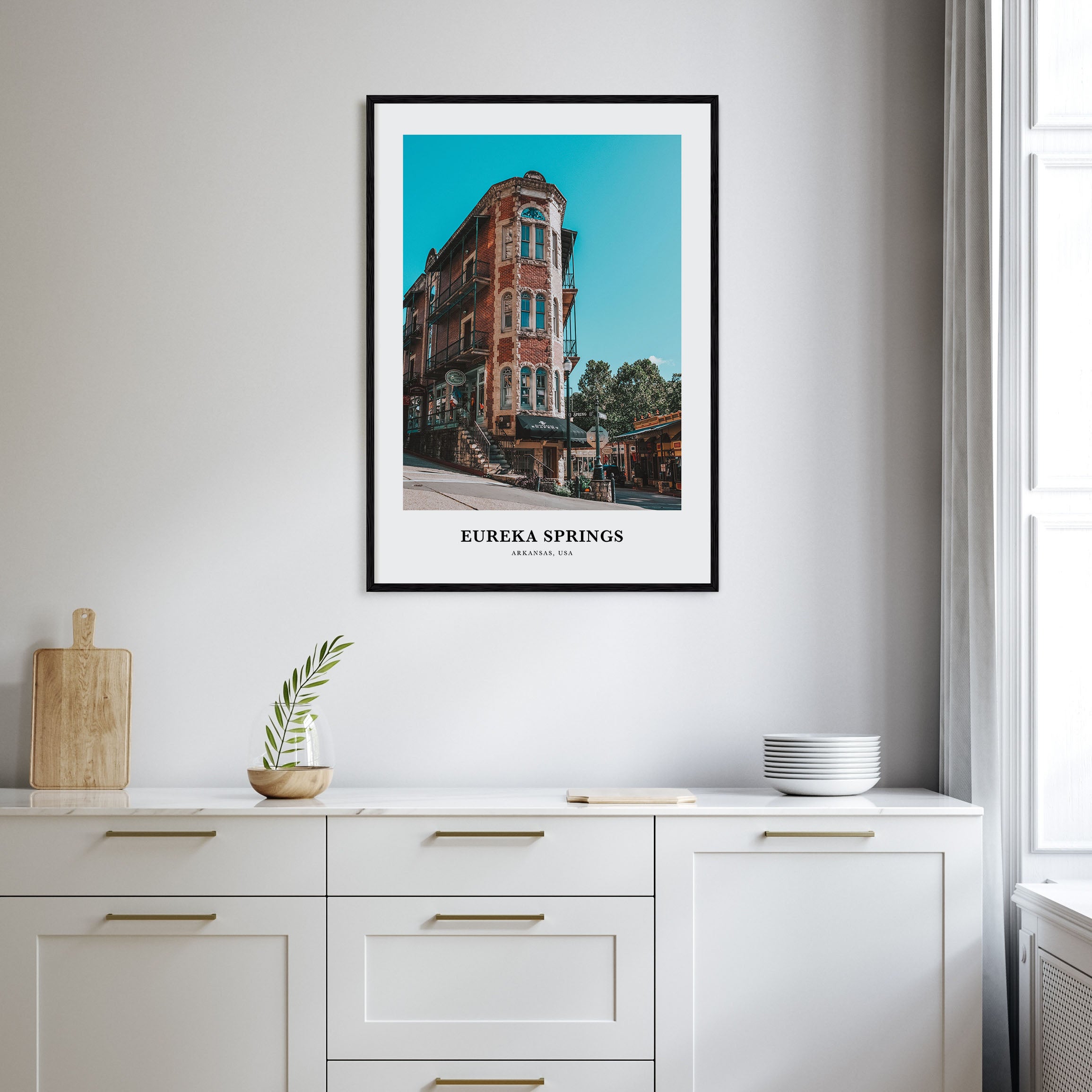Eureka Springs Portrait Color Poster