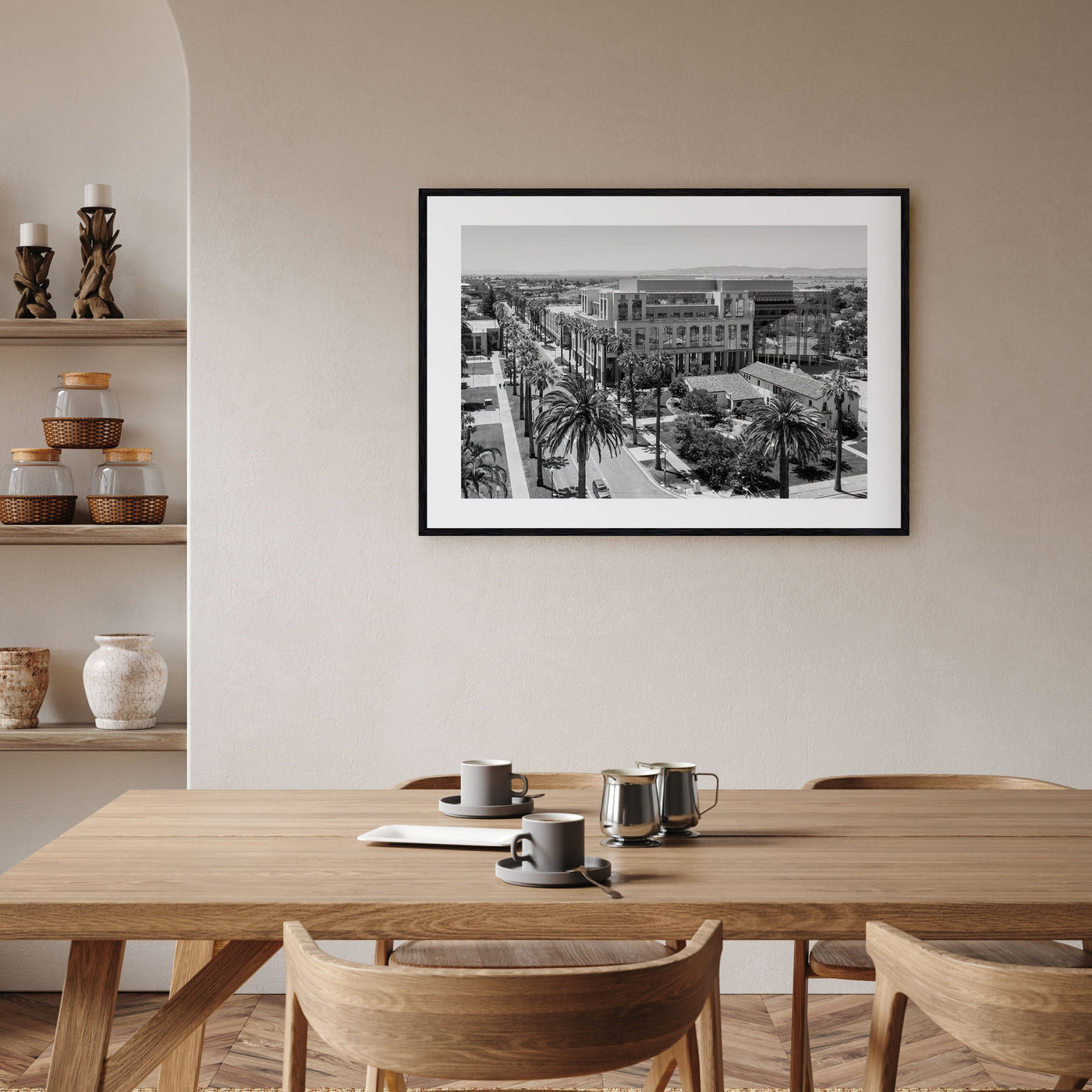 Fairfield Landscape B&W Poster