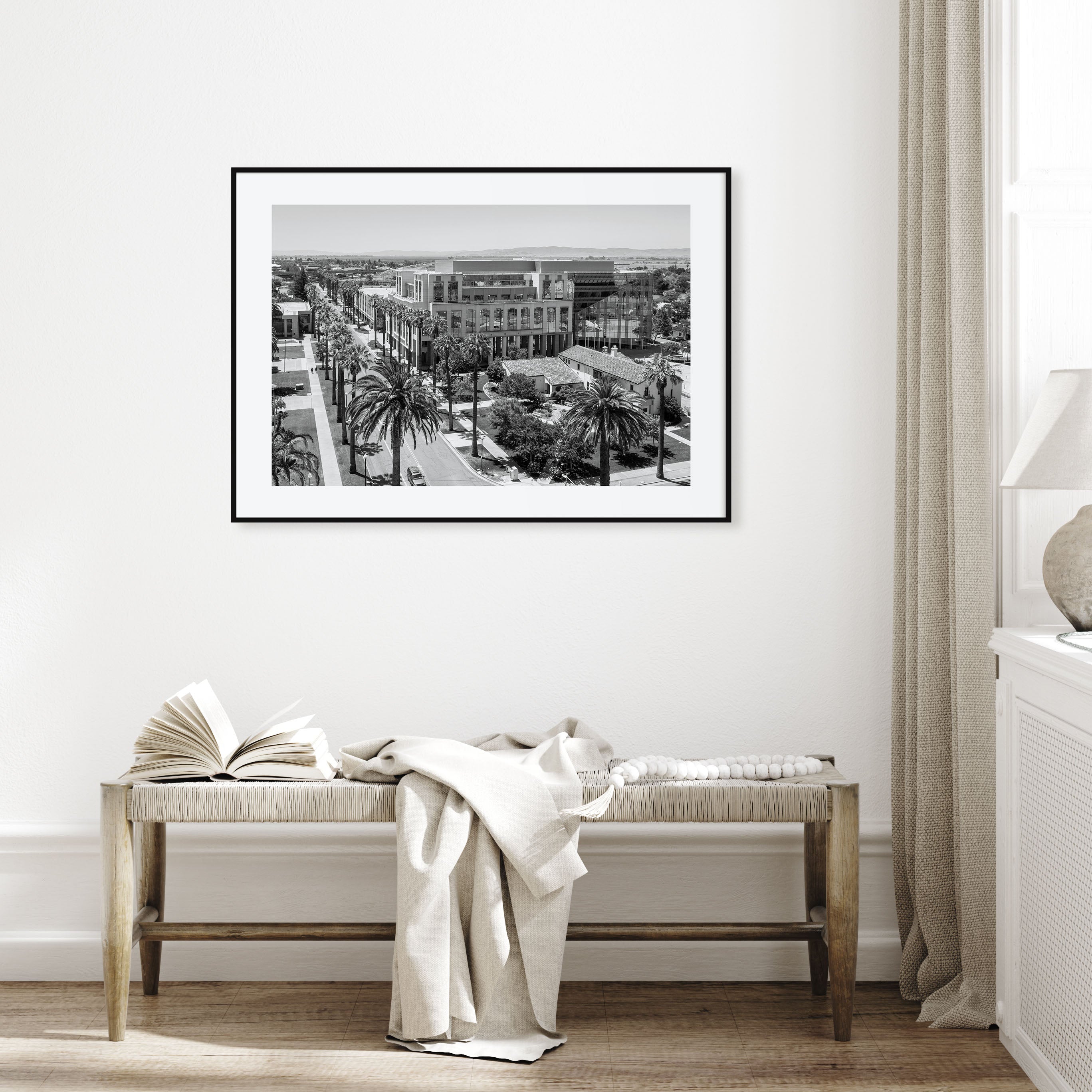 Fairfield Landscape B&W Poster