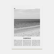 Fairfield Travel B&W Poster