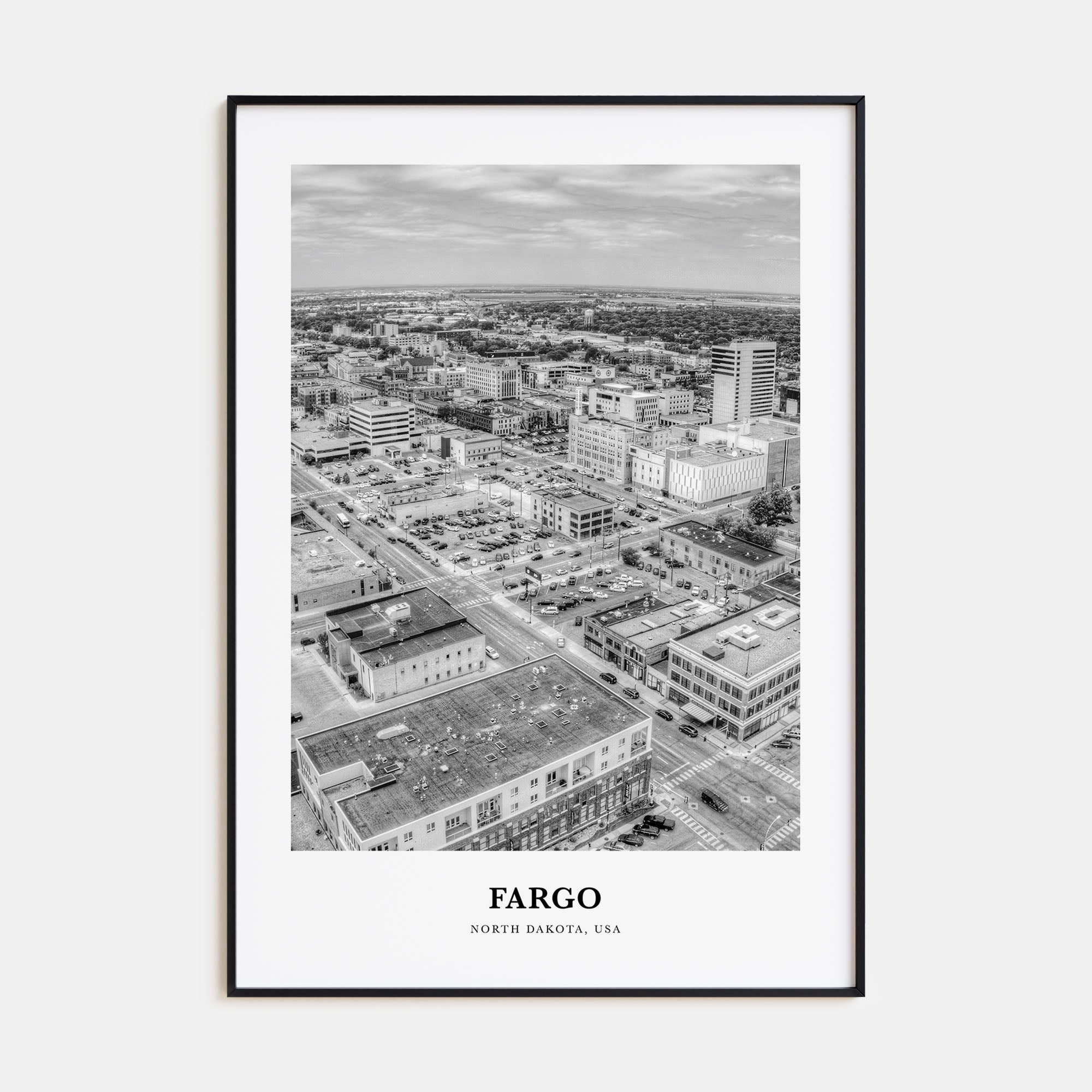 Fargo Portrait B&W No 1 Poster