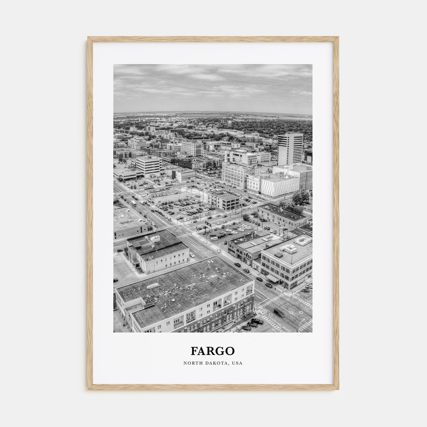 Fargo Portrait B&W No 1 Poster